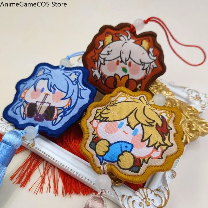 Anime Genshin Impact Tartaglia - Embroidery Xmas Ornaments review and price