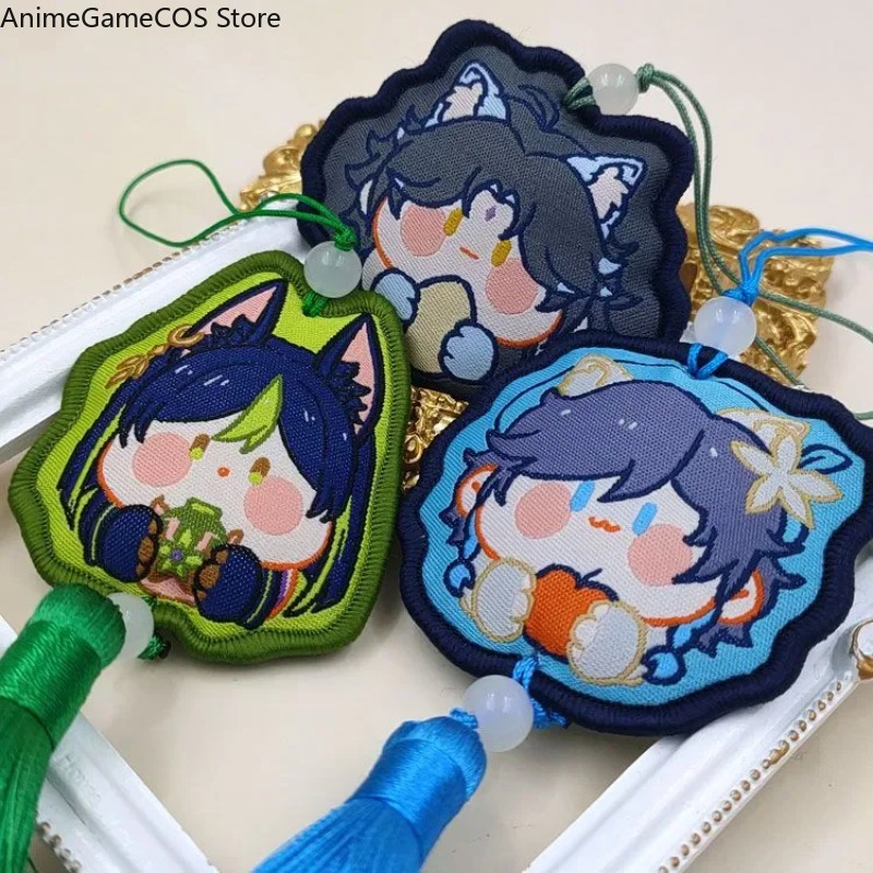 Anime Genshin Impact Tartaglia - Embroidery Xmas Ornaments review and price