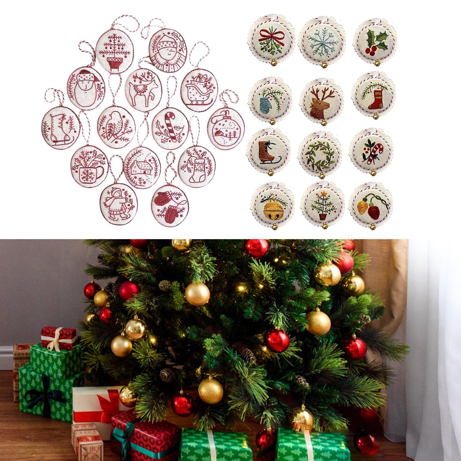 Hand Embroidery Christmas Orna - Embroidery Xmas Ornaments review and price