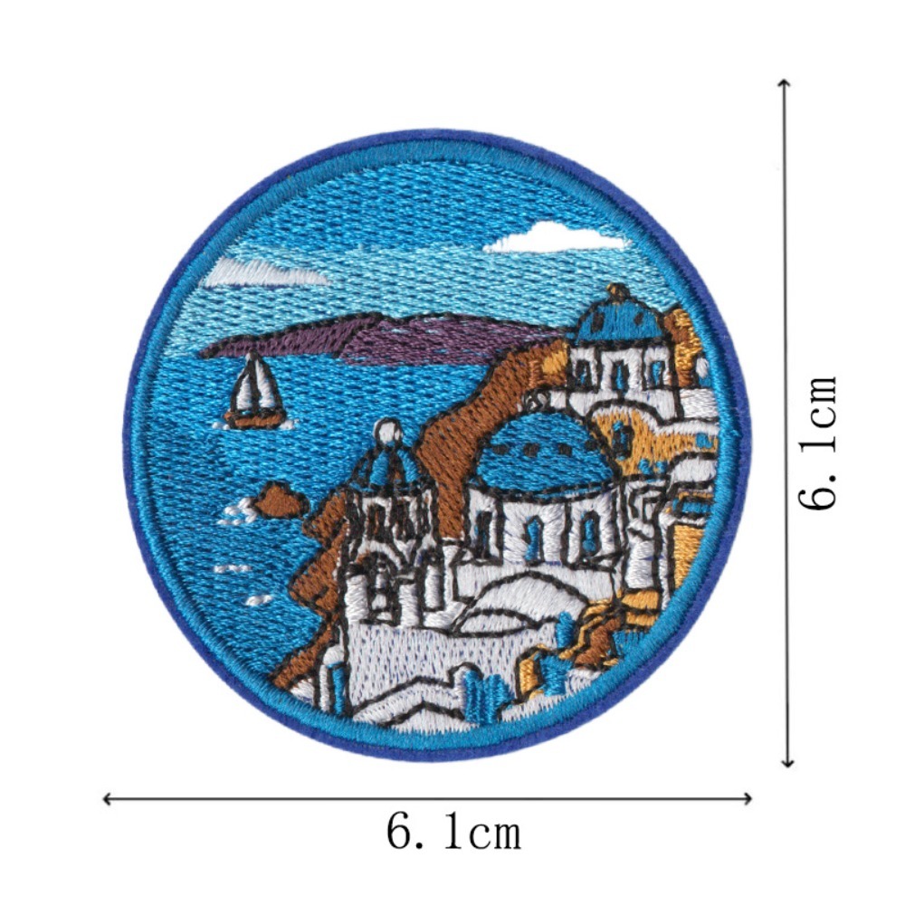 City Landmark Pattern Embroide - Embroidery Australia review and price