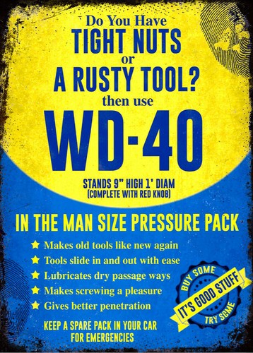 Vintage Retro WD40 Spray Garag - Embroidery Garden review and price