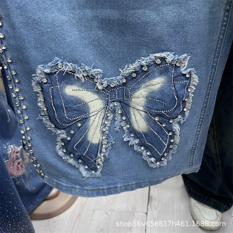 New Spring Summer Loose Women  - Embroidery Jeans review and price