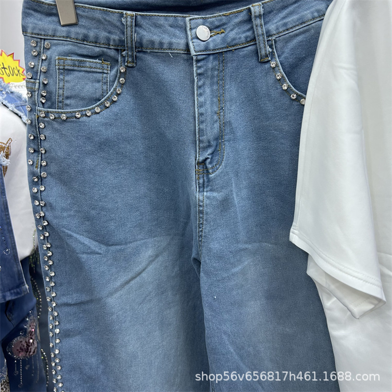 New Spring Summer Loose Women  - Embroidery Jeans review and price