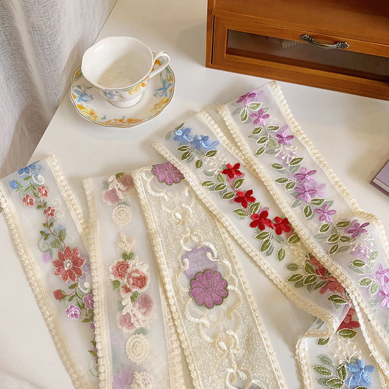 1 Yard Lace Embroidery Flower  - Embroidery Ribbon review and price