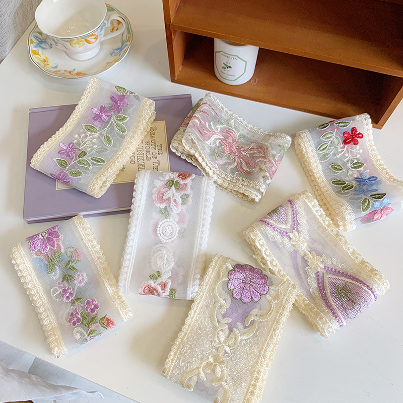 1 Yard Lace Embroidery Flower  - Embroidery Ribbon review and price