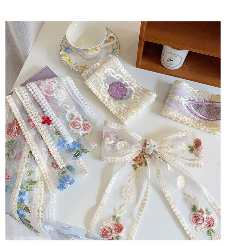 1 Yard Lace Embroidery Flower  - Embroidery Ribbon review and price