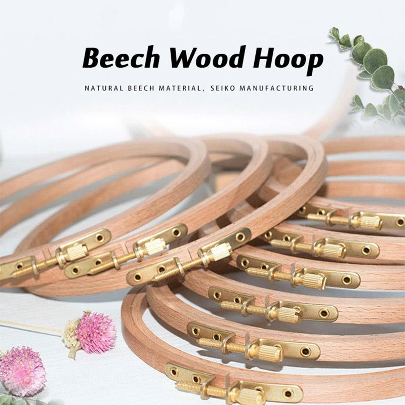 1pcs High Quality Beech Wood E - Embroidery Hoop review and price