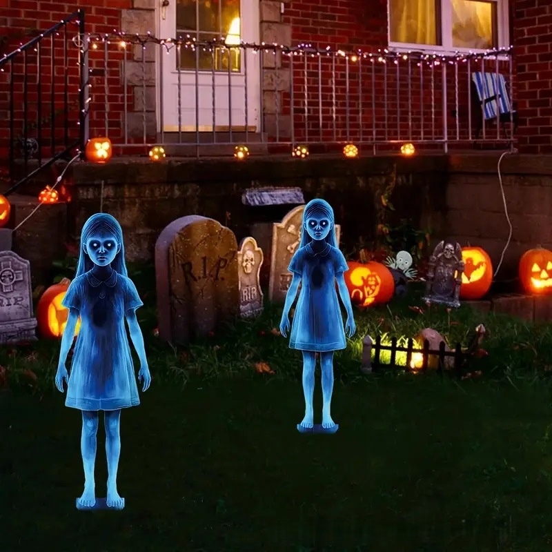 2pcs Halloween Twin Ghost Stak - Embroidery Garden review and price