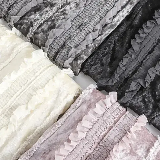 New velvet stretch fabric with - Embroidery Design 3D review and price