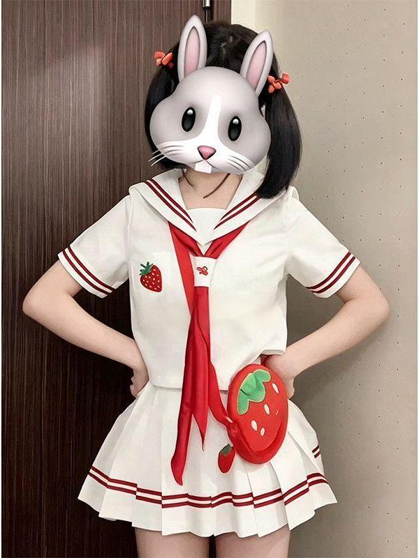 2026 Anime JK Uniform Strawber - Embroidery Uniform review and price