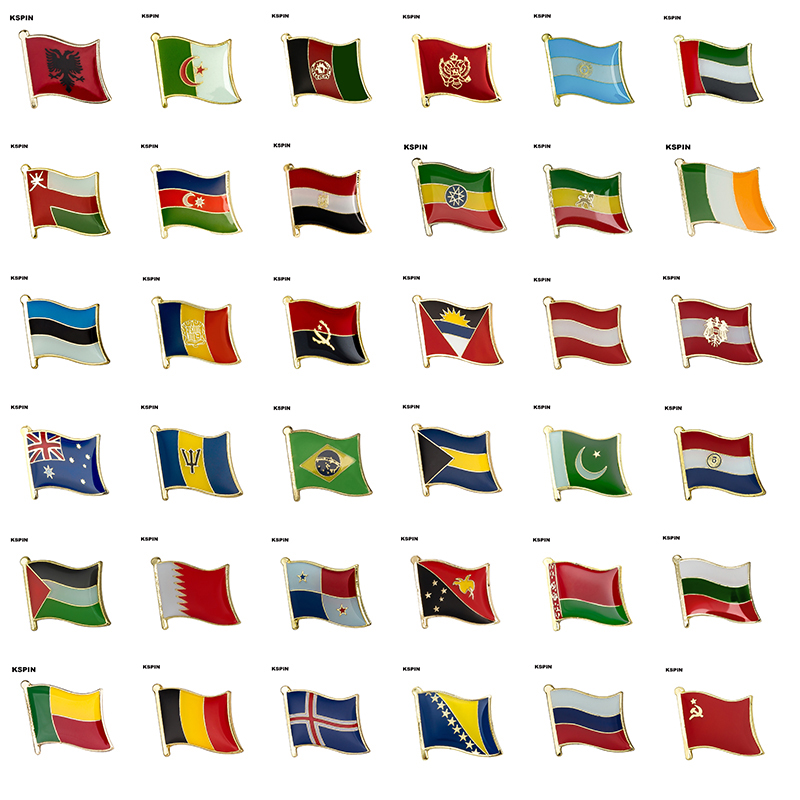 Flag Laple Pin Badge Brooch Bo - Embroidery Australia review and price