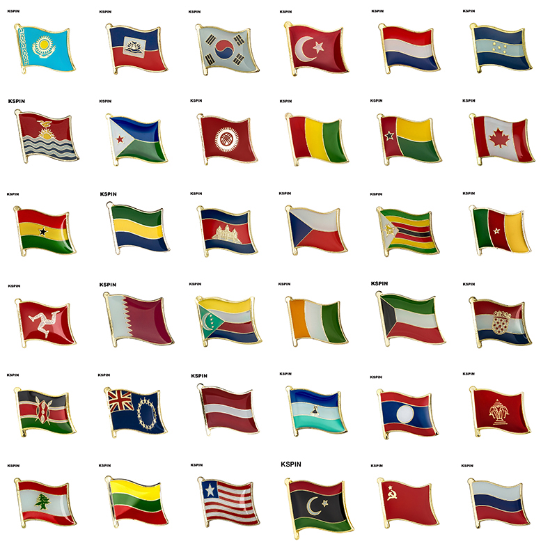Flag Laple Pin Badge Brooch Bo - Embroidery Australia review and price