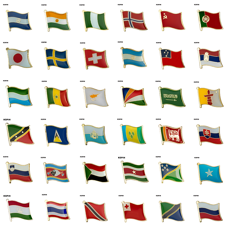 Flag Laple Pin Badge Brooch Bo - Embroidery Australia review and price