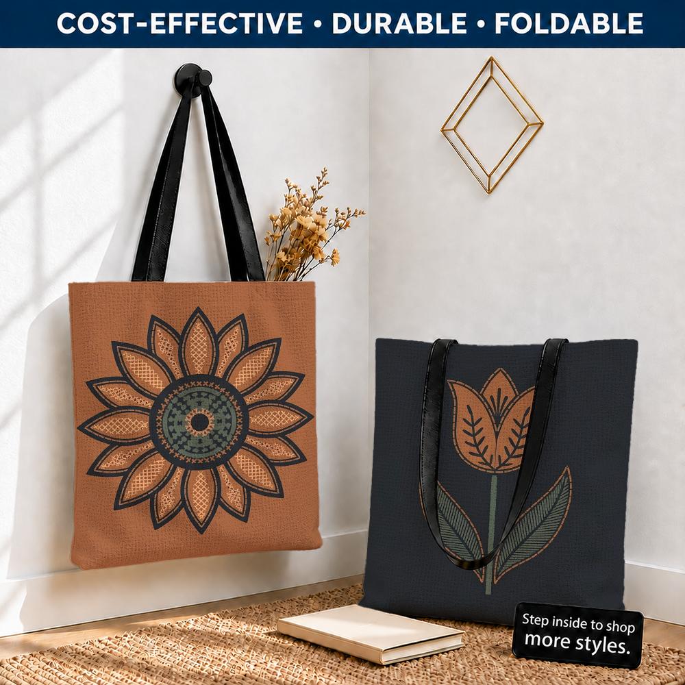 Retro floral embroidery effect - Embroidery Effect Canva review and price