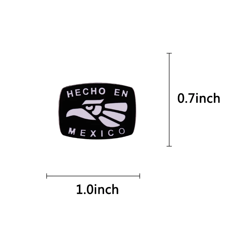 Made in Mexico Eagle Logo Broo - Embroidery Australia review and price