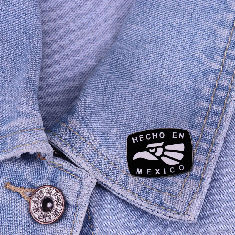 Made in Mexico Eagle Logo Broo - Embroidery Australia review and price