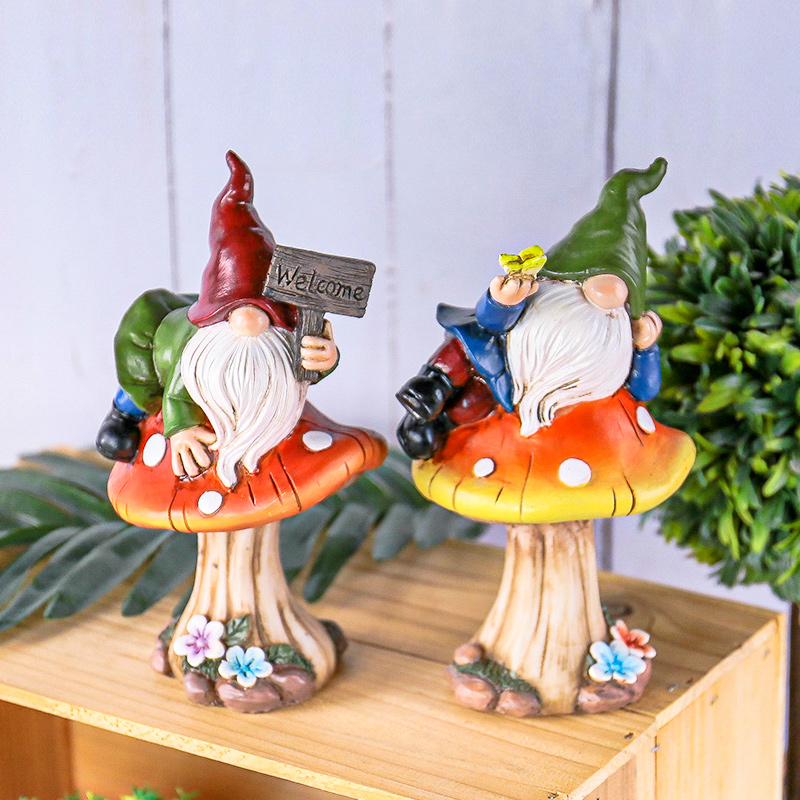 Resin Garden Gnome Statue on M - Embroidery Garden review and price