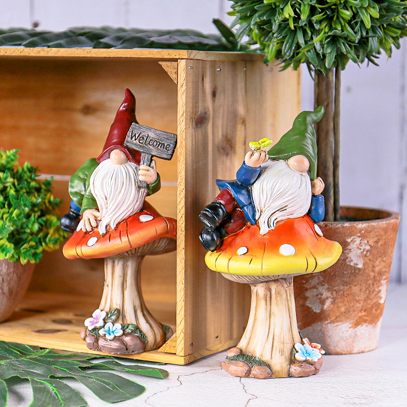 Resin Garden Gnome Statue on M - Embroidery Garden review and price