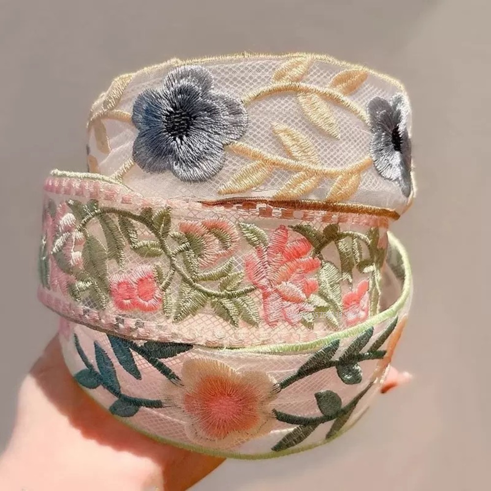 Spring Lace Embroidery Floral  - Embroidery Hoop review and price