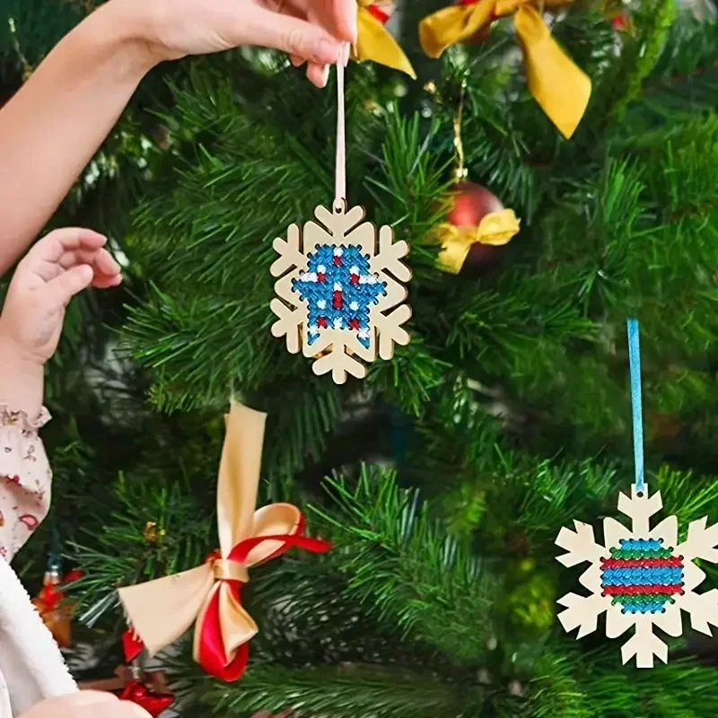 12Set Cross Stitch Hanging Pen - Embroidery Xmas Ornaments review and price