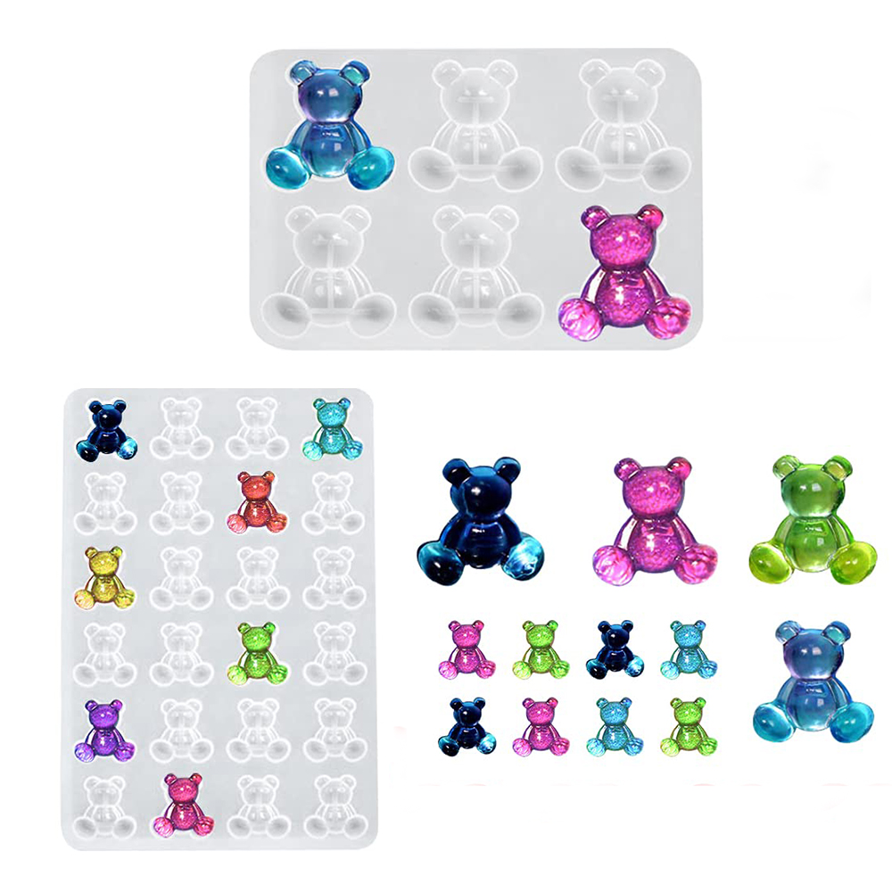 Crystal Bear Resin Silicone Mo - Embroidery Simple review and price