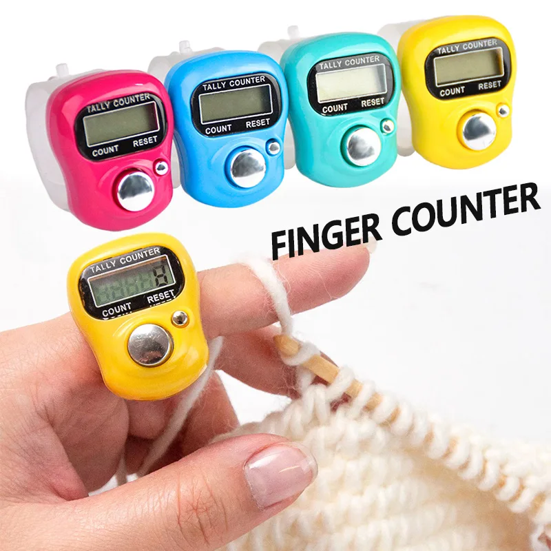 2PCS Mini Electronic Finger Co - Stitch Marker Ring review and price