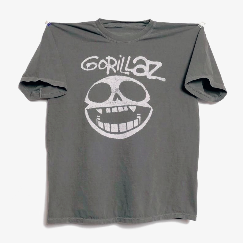 Gorillaz Band Print Short Slee - Embroidery Studio review and price