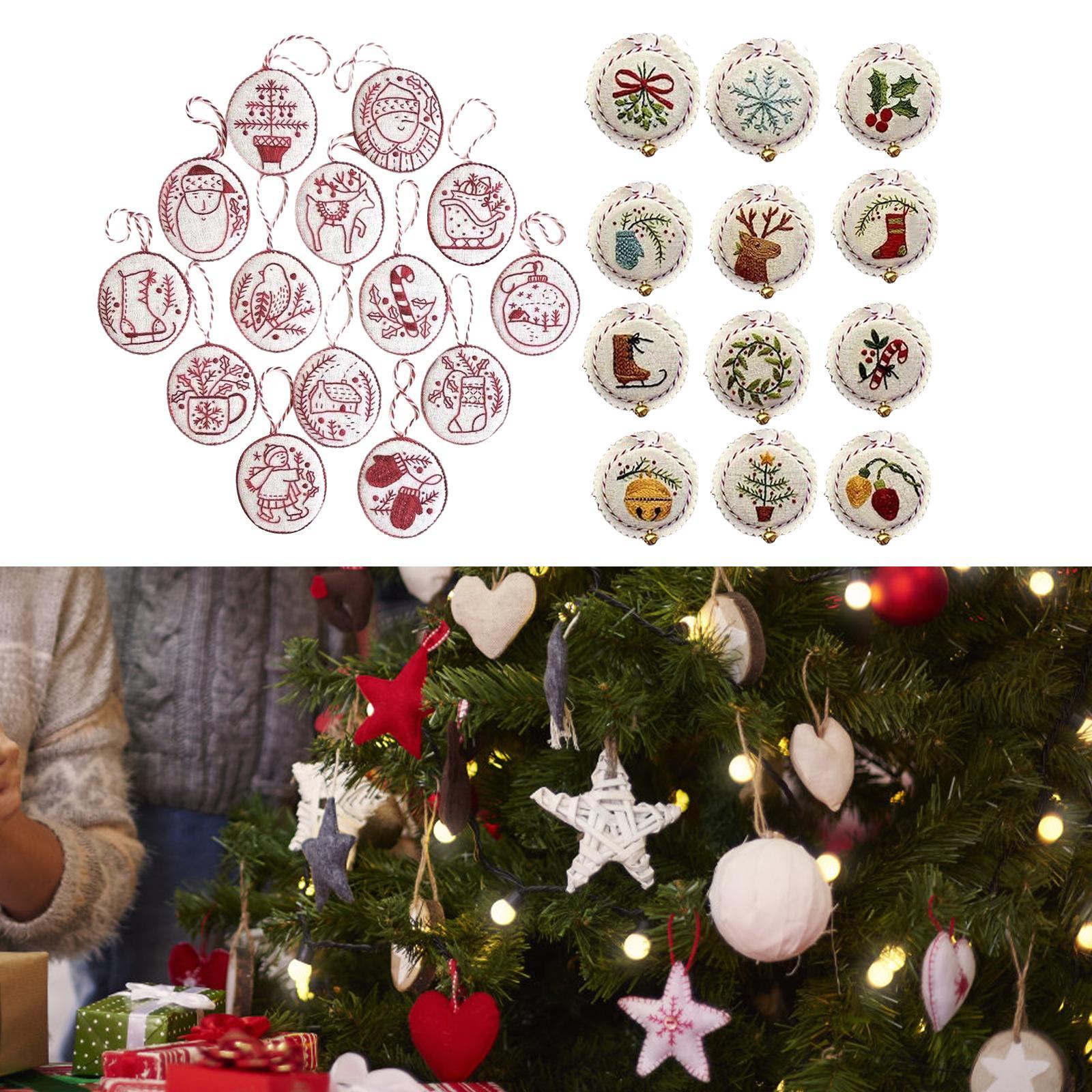 Hand Embroidery Christmas Orna - Embroidery Xmas Ornaments review and price