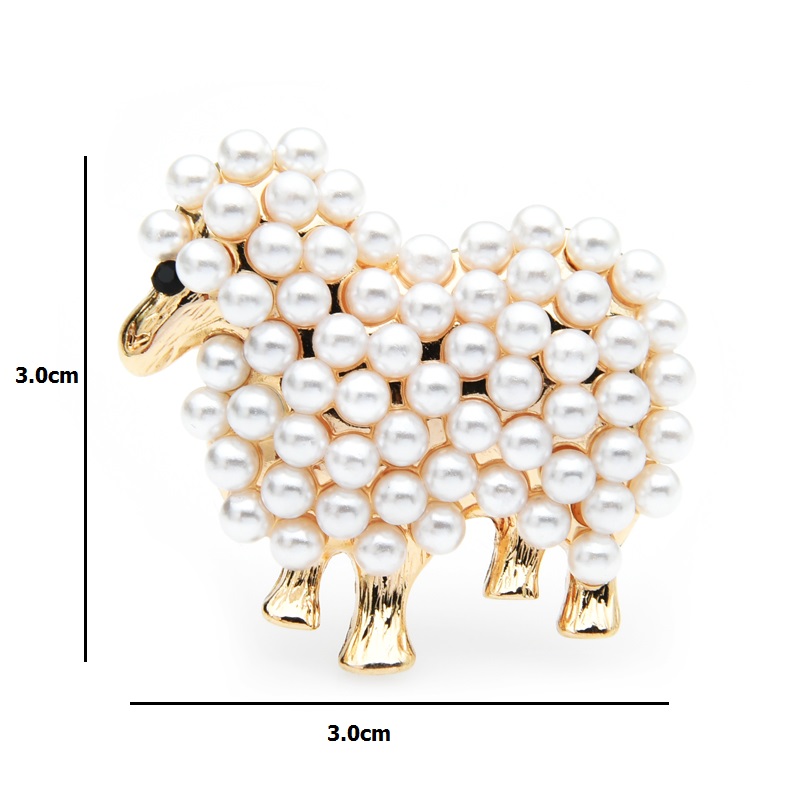 Wuli&baby Small Pearl Sheep Br - Embroidery Australia review and price