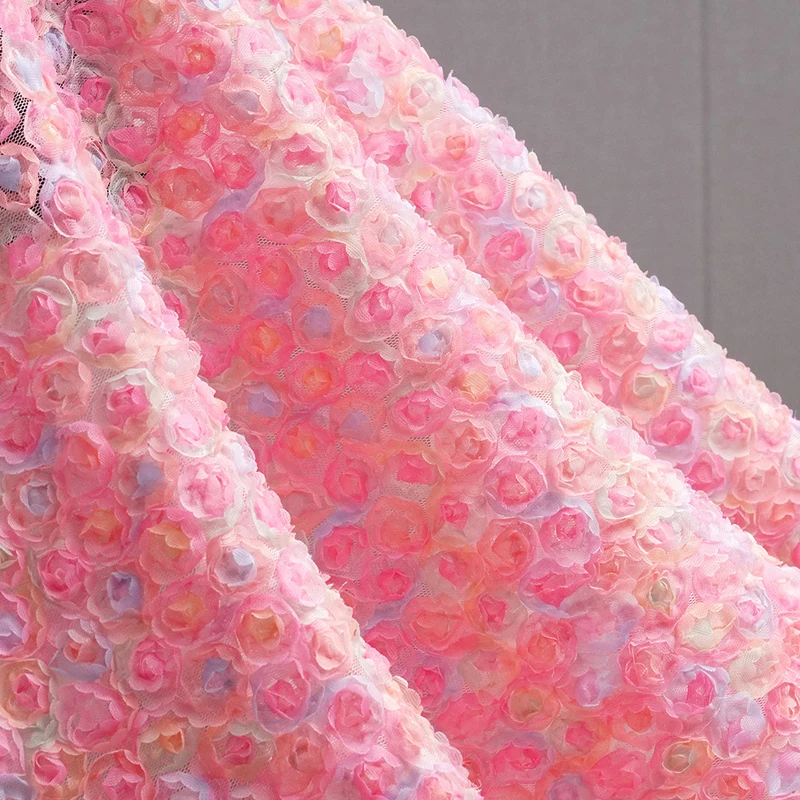 Colorful 3D Floral Embroidery  - Embroidery Ribbon review and price