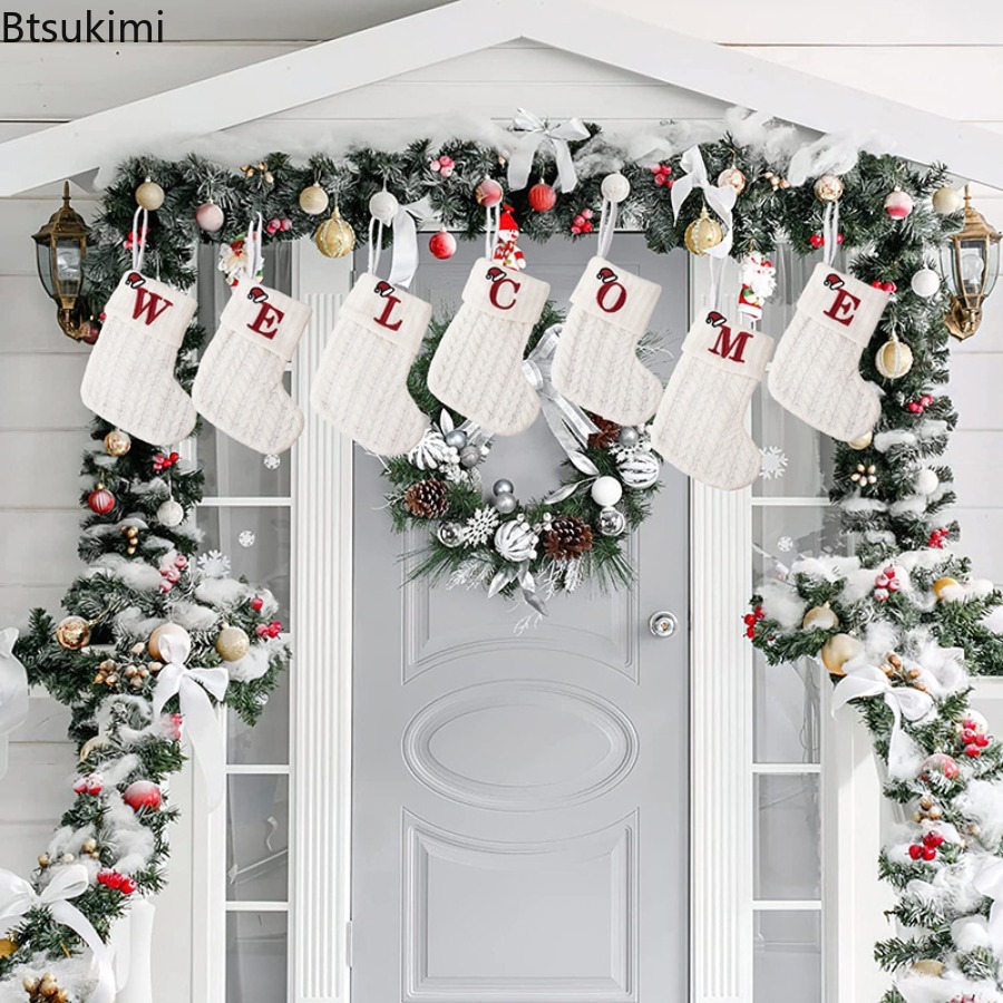 Christmas Letter Embroidery Kn - Embroidery Xmas Ornaments review and price