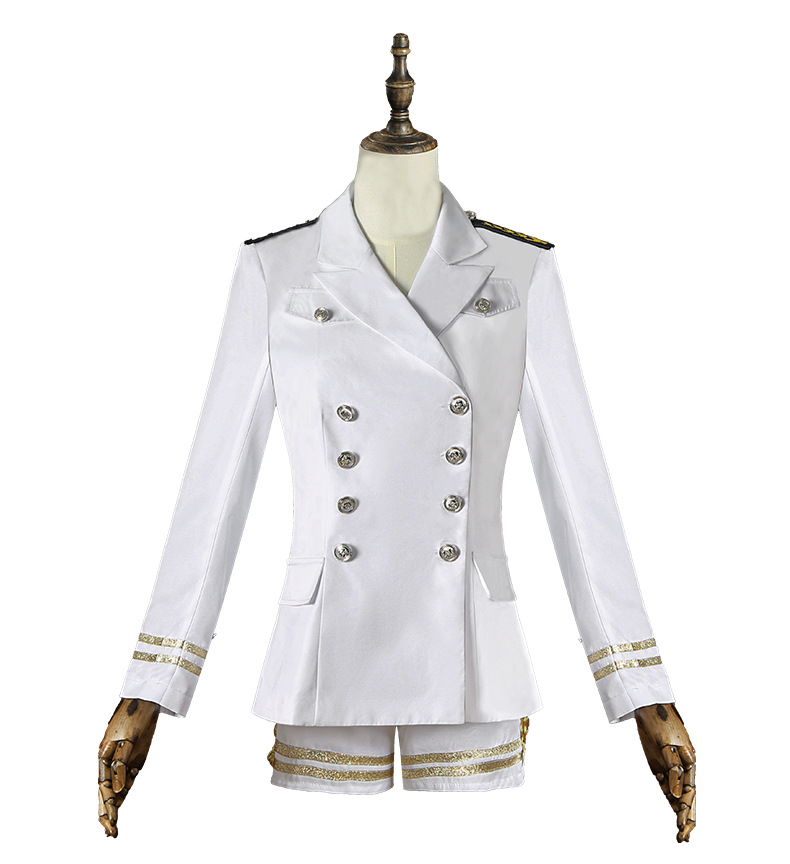 Women Black White Sailor Capta - Embroidery Uniform review and price